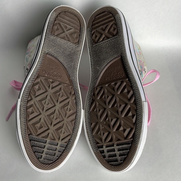 CONVERSE•CHUCK TAYLOR ALL STAR•HI TOPS•UNICORNS•MULTICOLOR•KIDS 3 - Picture 7 of 7